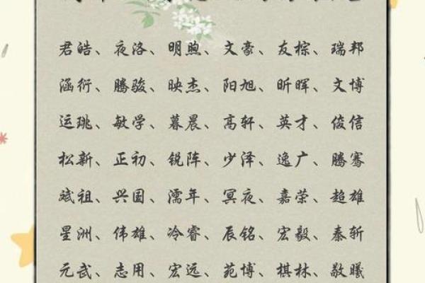 2019年5月7号子时出生的男孩如何起名姓名